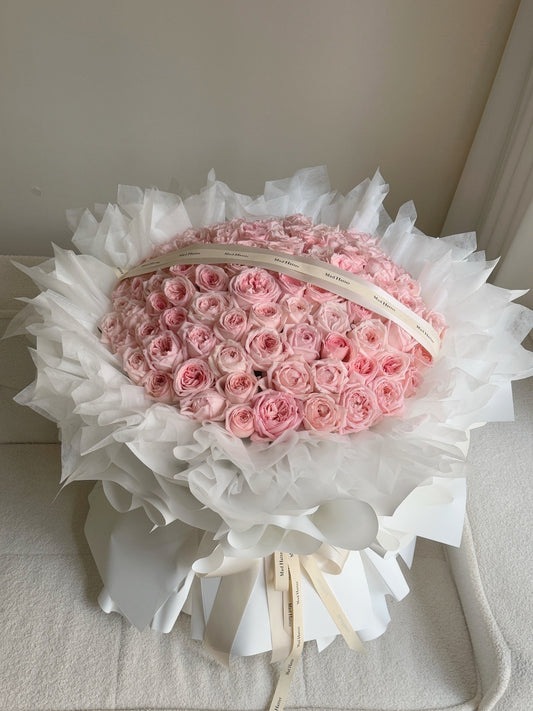 99 Pink Roses Bouquet | Blissful Valentine 2