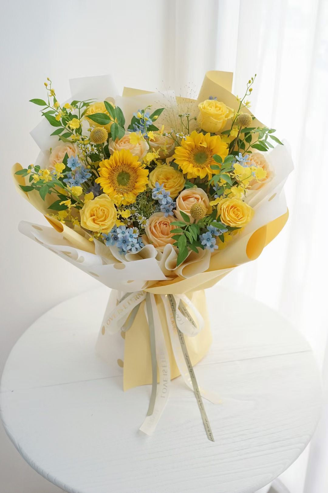 Mixed Flower and (2 stems) Sunflower bouquet