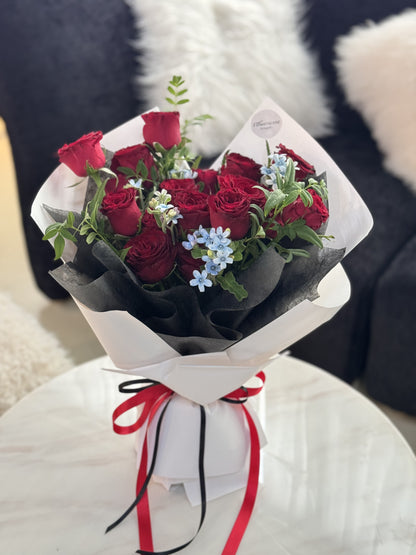 19 Red Roses | Rose Bouquet